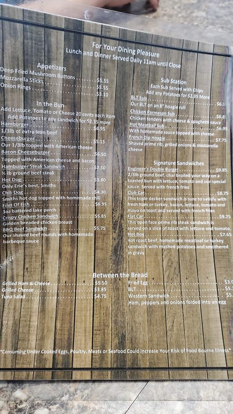 All Aboard Diner - Lake City, PA menu_pic