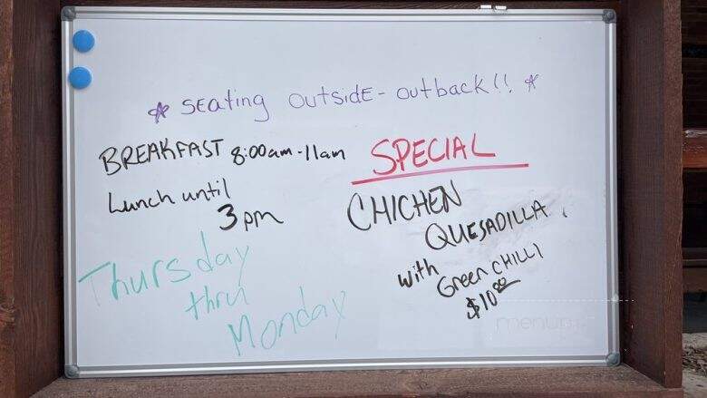 Maggies Kitchen - Ouray, CO menu_pic