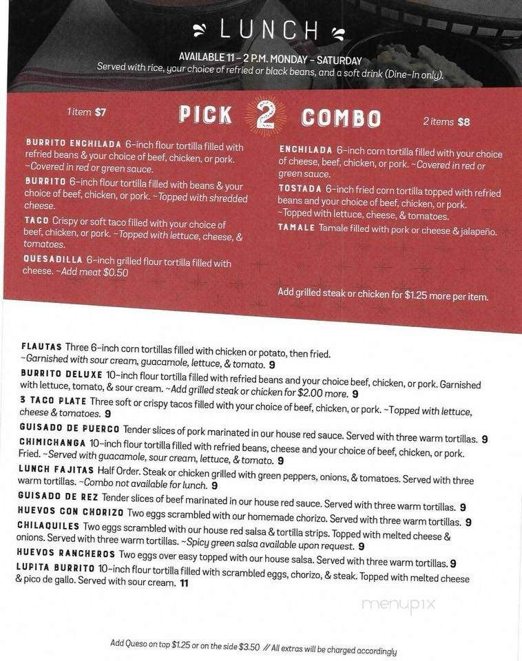 Mi Lupita - Ballwin, MO menu_pic