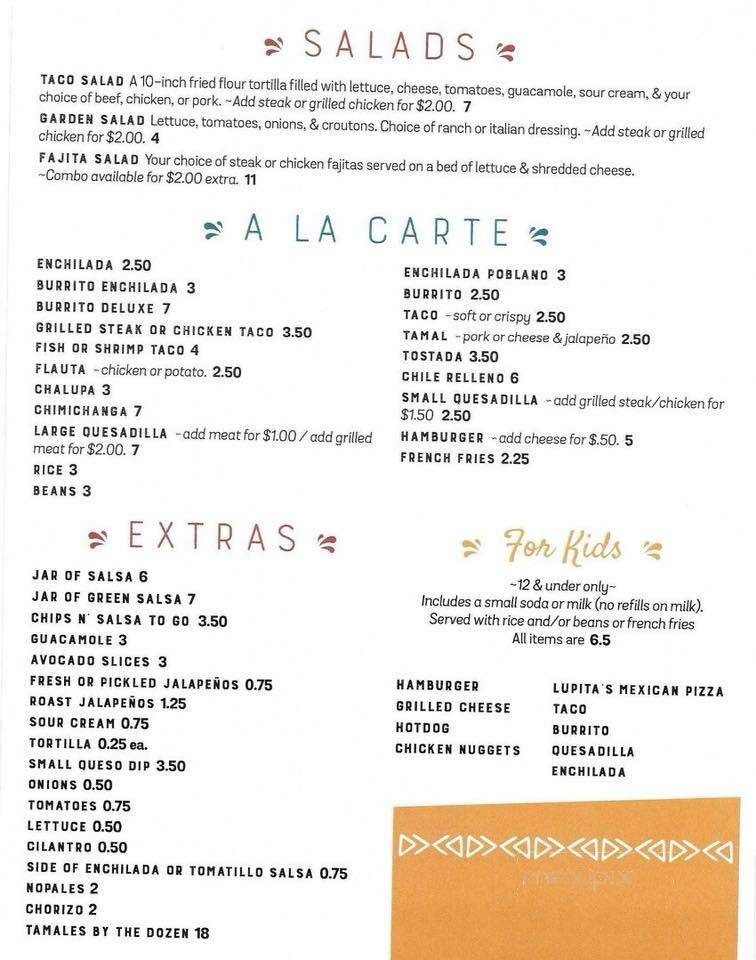 Mi Lupita - Ballwin, MO menu_pic