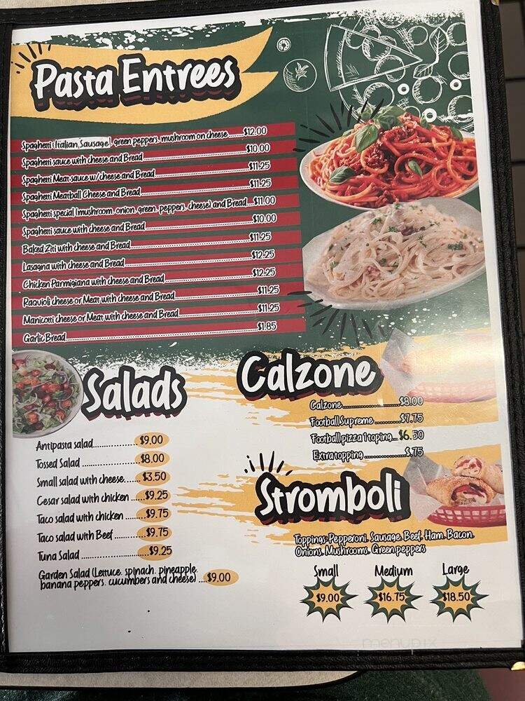 Vinny's Pizza & Subs - Belhaven, NC menu_pic