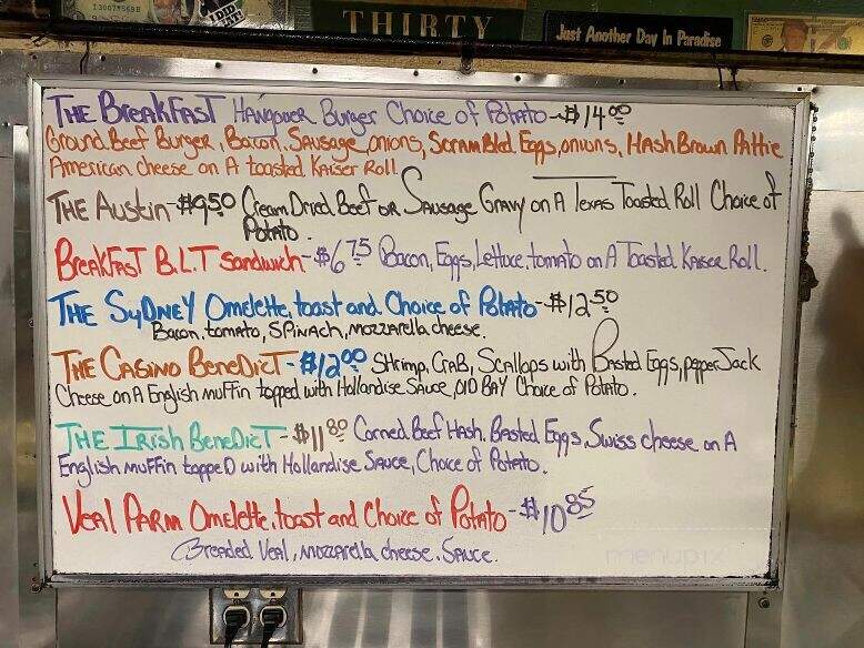Letterman's Diner - Kutztown, PA menu_pic