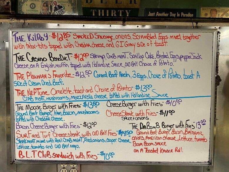Letterman's Diner - Kutztown, PA menu_pic