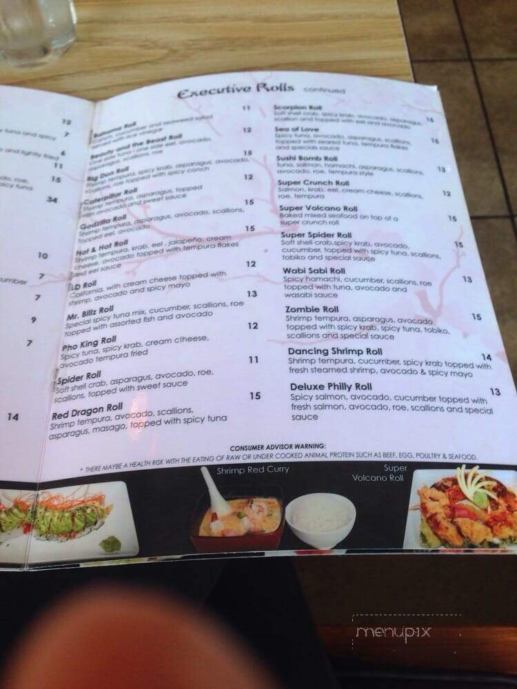 Wabi Sabi - Merritt Island, FL menu_pic