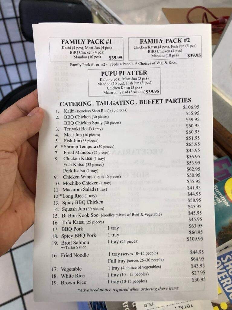 Sam's Delicatessen - Honolulu, HI menu_pic
