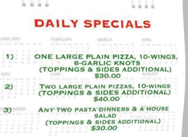 Rolly's Pizza & Grill - Lakeville, PA menu_pic