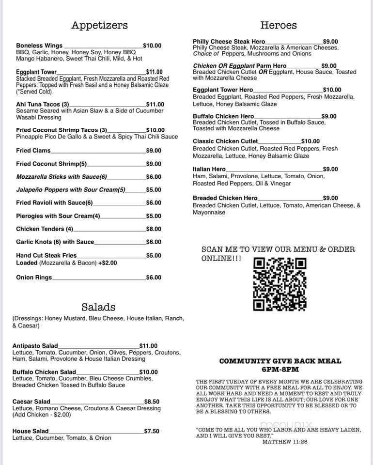 Rolly's Pizza & Grill - Lakeville, PA menu_pic