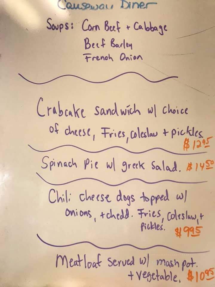 Causeway Diner - Merritt Island, FL menu_pic