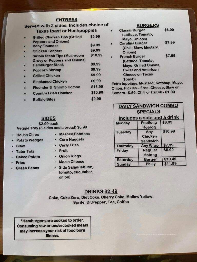 Millers Creek Sandwich - Millers Creek, NC menu_pic