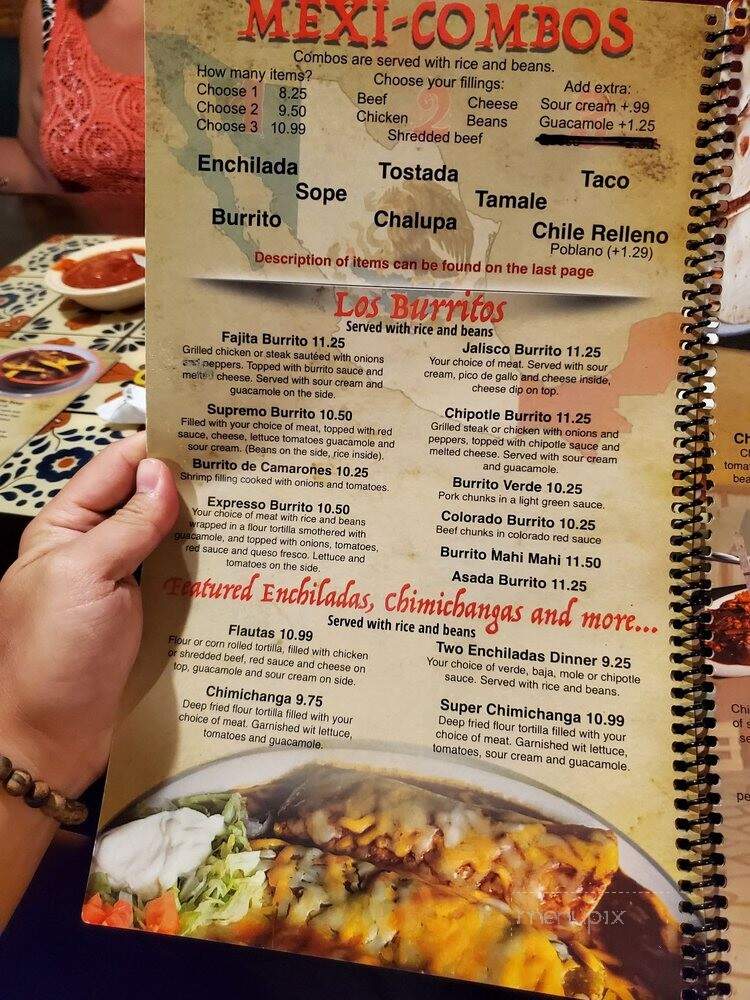 Ay Jalisco - Sebastian, FL menu_pic