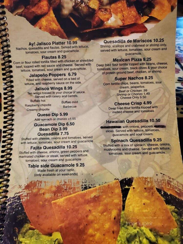Ay Jalisco - Sebastian, FL menu_pic