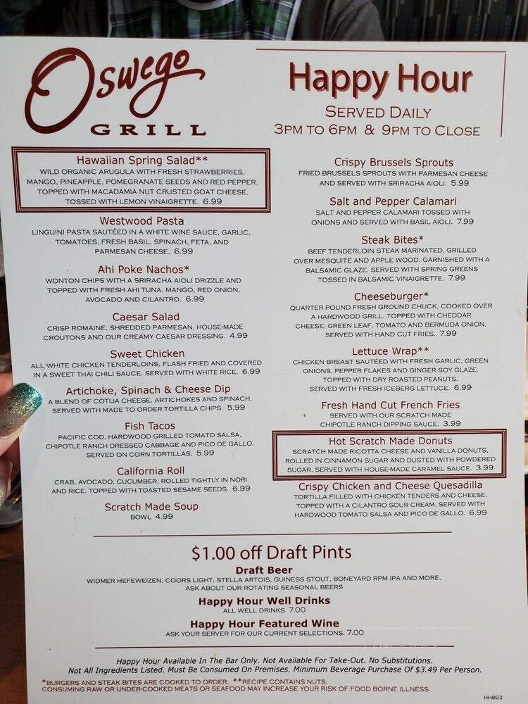 Oswego Grill - Clackamas, OR