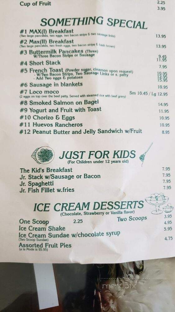 Lily's Cafe - Newhall, CA menu_pic