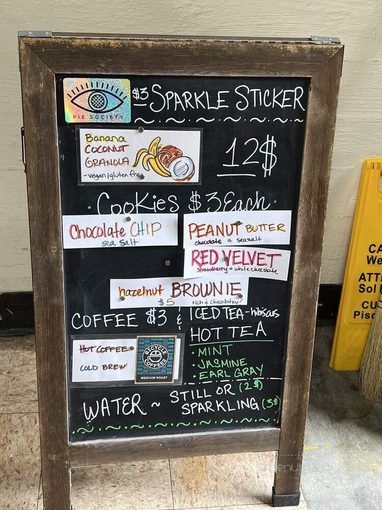 Pie Society - Berkeley, CA menu_pic