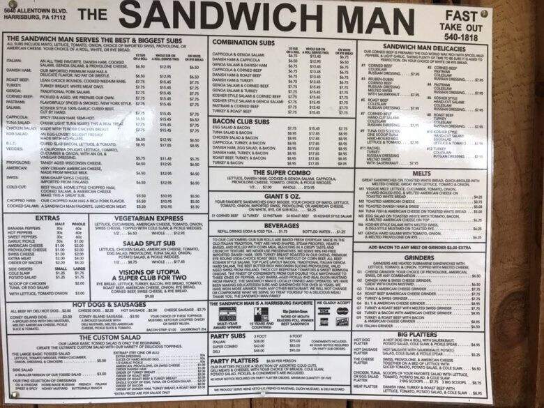 Sandwich Man - Harrisburg, PA