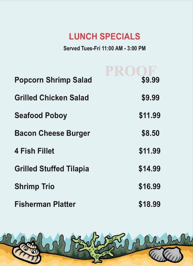 Bay City Seafood and Steaks - Bay City, TX menu_pic