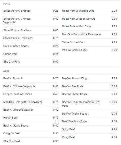 Han Palace - Warwick, RI menu_pic