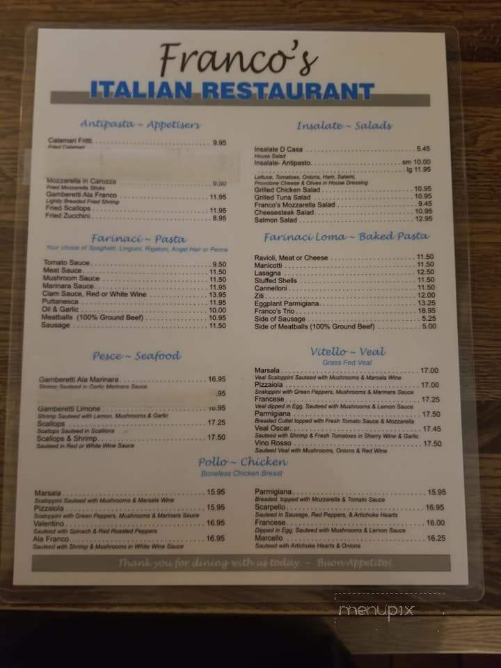 Franco's Italian Restaurant - Norfolk, VA