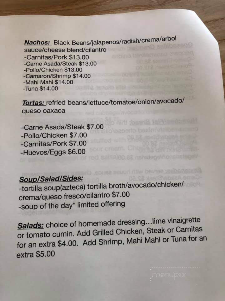 Las Olas Taqueria - Marmora, NJ menu_pic