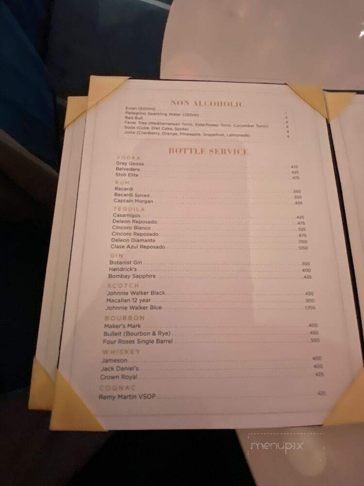 Gatsby's - Las Vegas, NV menu_pic