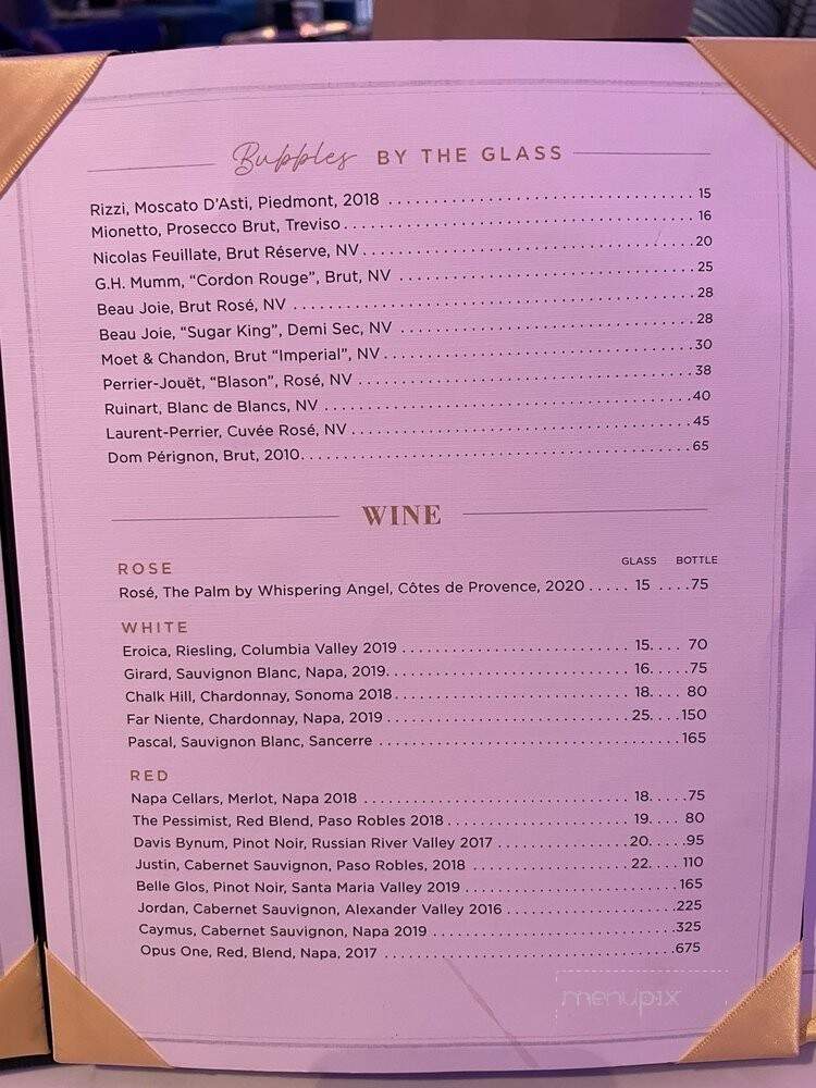 Gatsby's - Las Vegas, NV menu_pic