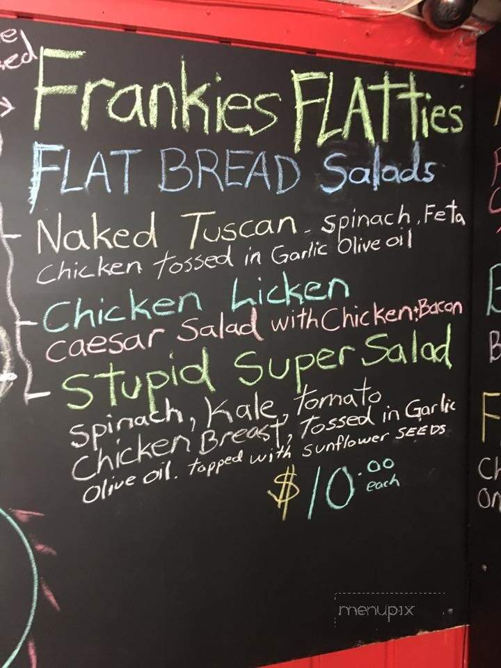 Frankie's Pizza - Sorrento, BC menu_pic