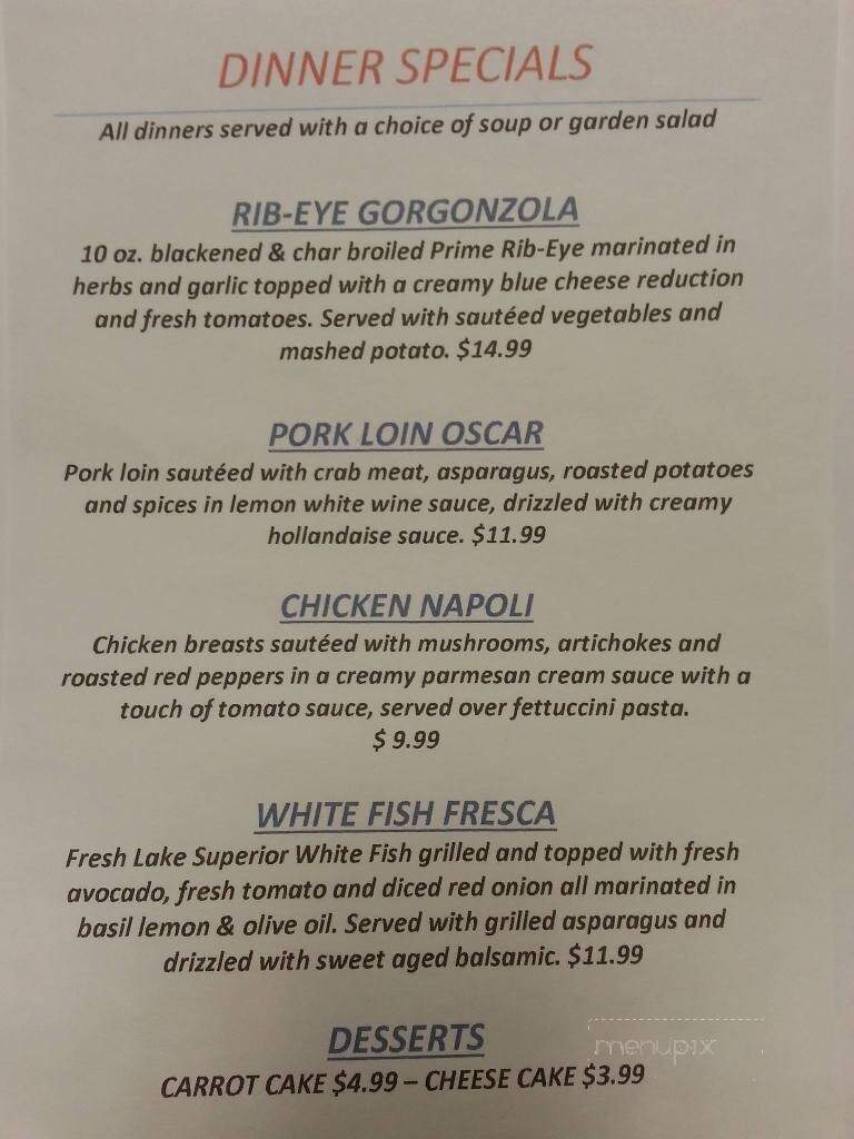 Benny's Place - Oswego, IL menu_pic