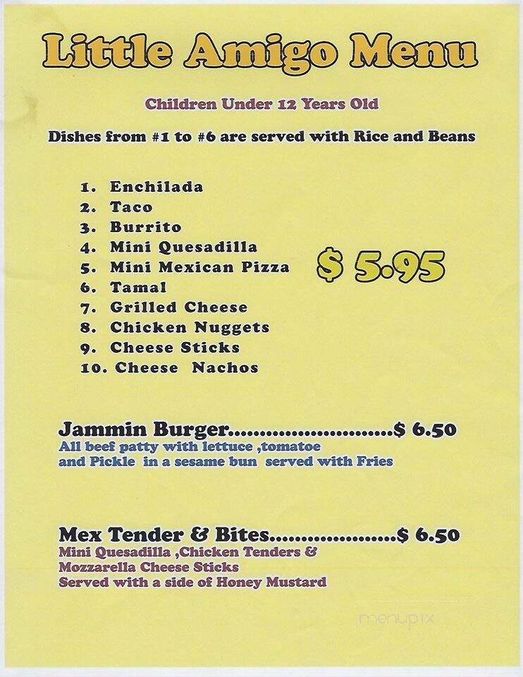 El Rancho Viejo - Battle Ground, WA menu_pic