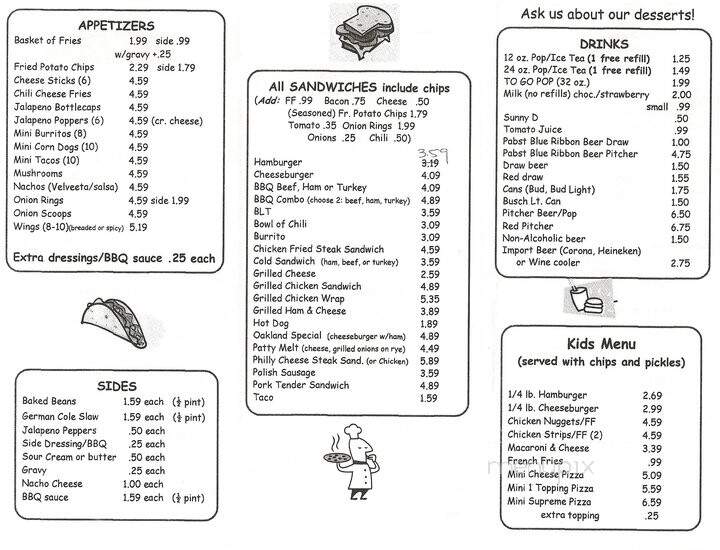 Pizza Parlor - Topeka, KS menu_pic