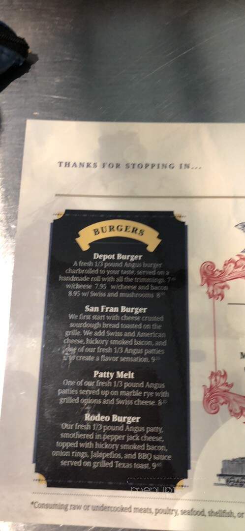 Windsor Depot - New Windsor, IL menu_pic