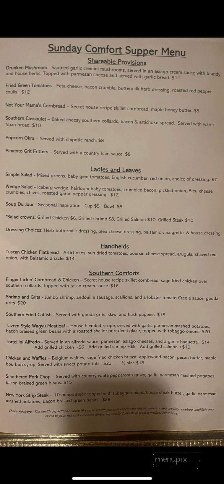 Vincents Coppertop Restaurant and Pub - Blairsville, GA menu_pic