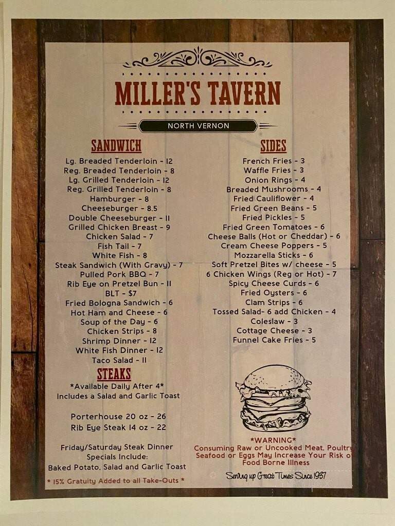 Miller's Tavern - North Vernon, IN