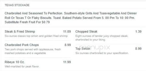 Jim's Restaurant - Sanford, NC menu_pic