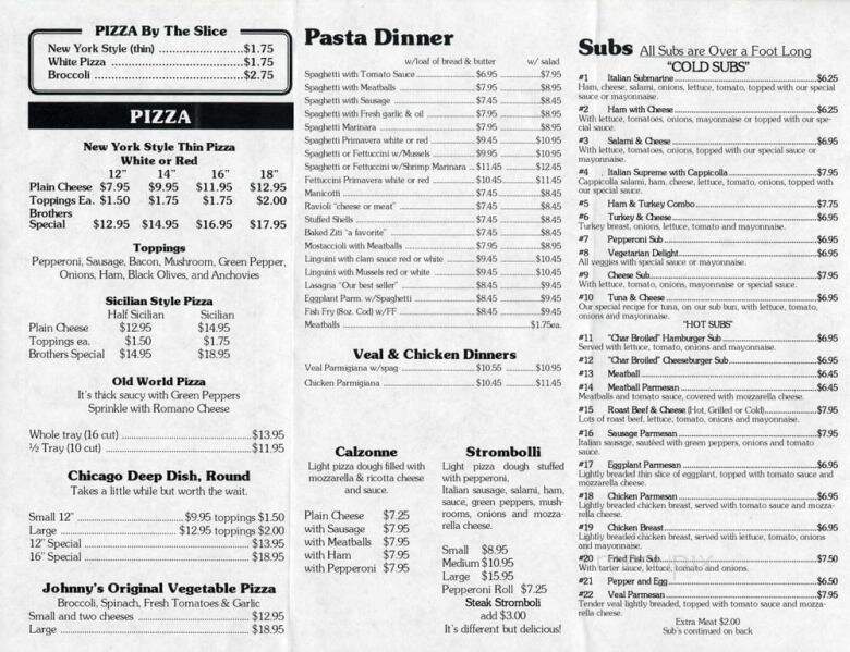 Brother's Pizza Restaurant - Warren, OH