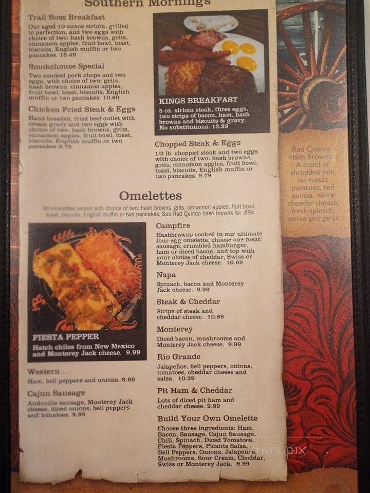 Menu of Prairie Kitchen in Ardmore, OK 73401