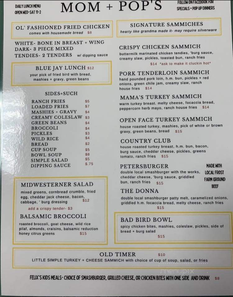 Mom Pop's - Petersburg, IL menu_pic