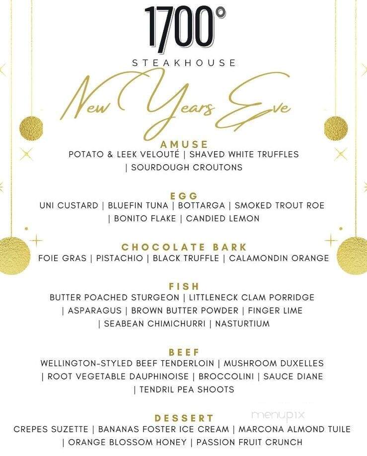 1700 Degrees Steakhouse - El Paso, TX