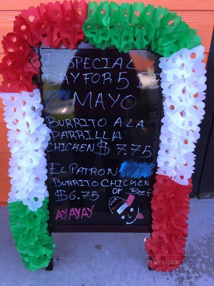 Tequilas Mexican Grill - Madison, GA menu_pic