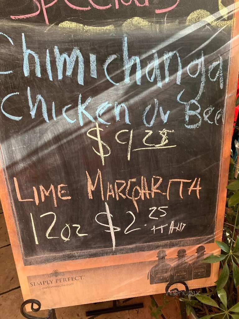 El Jimador - Warrenton, MO menu_pic
