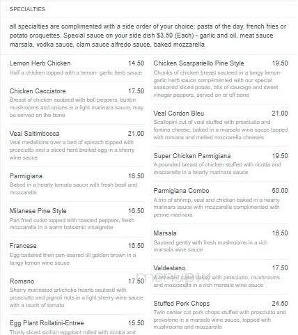 Frankie & Johnnie's Too - Bronx, NY menu_pic