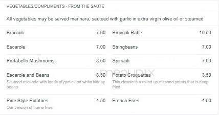 Frankie & Johnnie's Too - Bronx, NY menu_pic