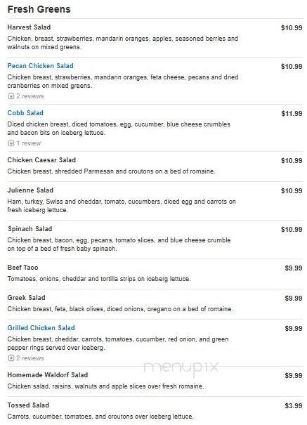 Summer Thyme Cafe - Kalamazoo, MI menu_pic