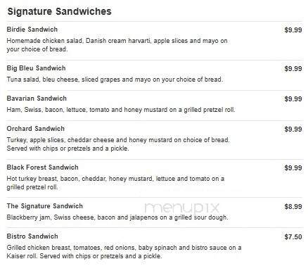 Summer Thyme Cafe - Kalamazoo, MI menu_pic
