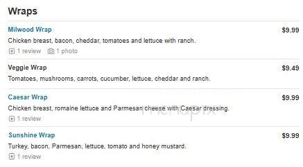 Summer Thyme Cafe - Kalamazoo, MI menu_pic