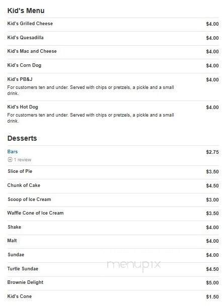 Summer Thyme Cafe - Kalamazoo, MI menu_pic