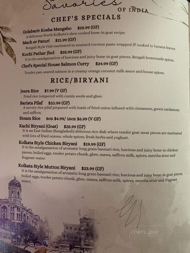 The Turmeric Kitchen - Kirkland, WA menu_pic