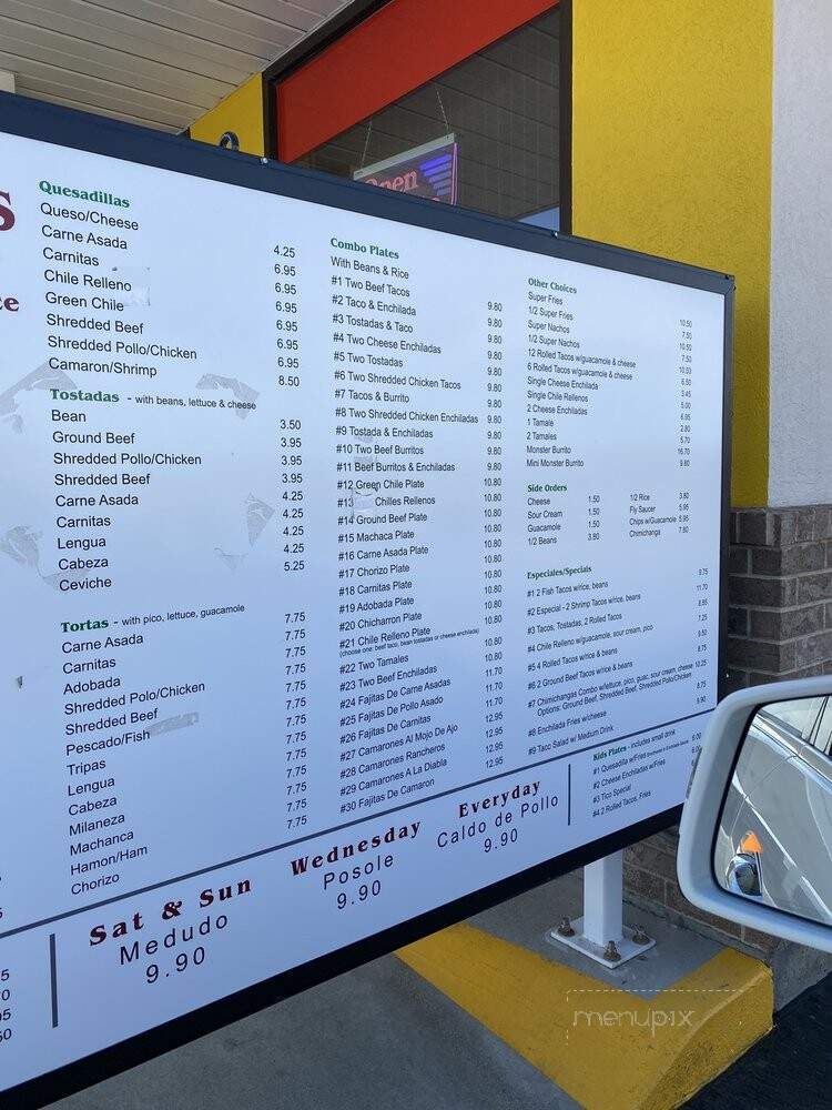 Los Jilbertos - Wellington, UT menu_pic