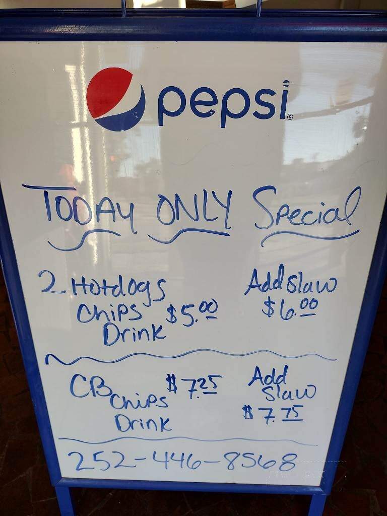 Central Cafe - Rocky Mount, NC menu_pic