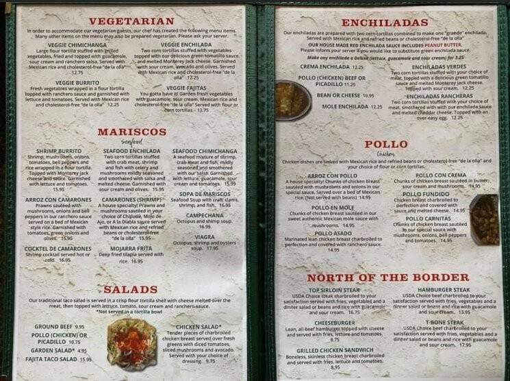 Guadalajara - Brookings, SD menu_pic