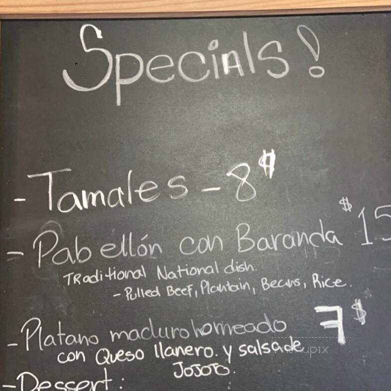 Arepa Love - Brant, ON menu_pic